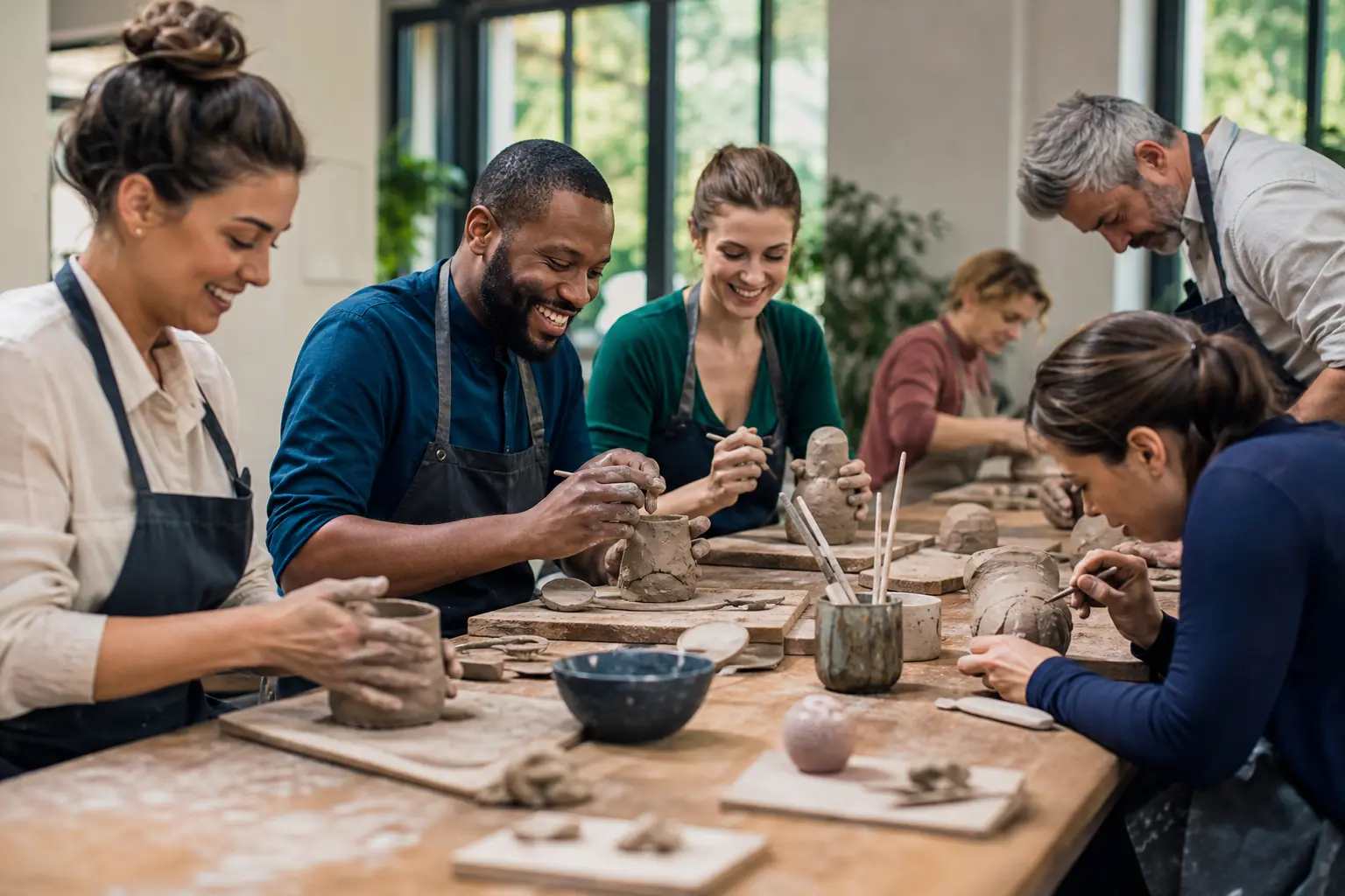 Team building créatif : peinture, poterie, arts plastiques… quand la créativité rassemble